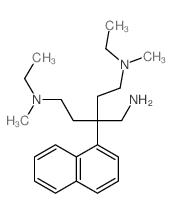 1,5-Pentanediamine,3-(aminomethyl)-N1,N5-diethyl-N1,N5-dimethyl-3-(1-naphthalenyl)- Structure