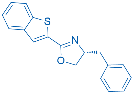 (R)-2-(苯并[b]噻吩-2-基)-4-苄基-4,5-二氢恶唑图片