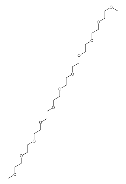 2,5,8,11,14,17,20,23,26,29,32-Undecaoxatritriacontane Structure