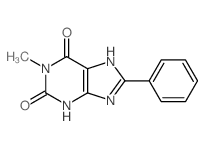 1H-Purine-2,6-dione,3,9-dihydro-1-methyl-8-phenyl-结构式