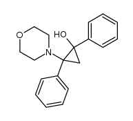 2-morpholino-1,2-diphenylcyclopropanol Structure