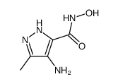 Pyrazole-3-carbohydroxamic acid,4-amino-5-methyl- (8CI) Structure