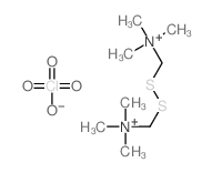 trimethyl-[[(trimethylazaniumyl)methyldisulfanyl]methyl]azanium,perchlorate Structure