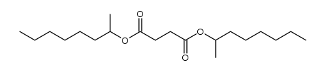 succinic acid bis-(1-methyl-heptyl ester) Structure