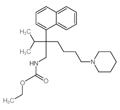 ethyl N-[2-naphthalen-1-yl-6-(1-piperidyl)-2-propan-2-yl-hexyl]carbamate picture