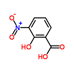Benzoic acid,2-hydroxy-3(or 5)-nitro- (9CI) structure