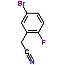 (5-Bromo-2-fluorophenyl)acetonitrile Structure