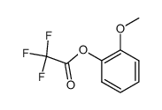 Trifluoroacetic acid 2-methoxyphenyl ester structure