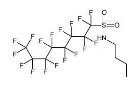 N-Butyl-1,1,2,2,3,3,4,4,5,5,6,6,7,7,8,8,8-heptadecafluoro-1-octanesulfonamide Structure