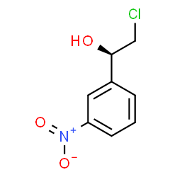 Benzenemethanol, alpha-(chloromethyl)-3-nitro-, (alphaR)- (9CI)结构式
