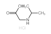 2-(Propan-2-ylamino)acetic acid Structure