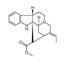 7H-2,16-cyclo-coryn-19-en-17-oic acid methyl ester Structure