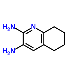 2,3-Quinolinediamine,5,6,7,8-tetrahydro-结构式