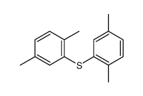 2-(2,5-dimethylphenyl)sulfanyl-1,4-dimethylbenzene结构式