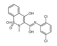 N-(2,5-Dichlorophenyl)-4-hydroxy-2-methyl-2H-1,2-benzothiazine-3- carboxamide 1,1-dioxide结构式