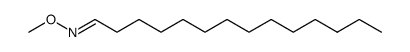 Tetradecanal, O-methyloxime structure