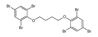 1,3,5-tribromo-2-[4-(2,4,6-tribromophenoxy)butoxy]benzene Structure