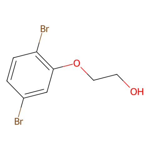 2-(2,5-dibromophenoxy)ethanol Structure