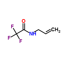 N-烯丙基-2,2,2-三氟乙酰胺结构式
