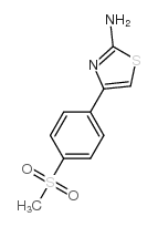 4-[4-(Methylsulfonyl)phenyl]-2-thiazolamine picture