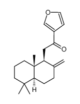 1-(3-furyl)-2-[(1S,4aS,8aS)-1,2,3,4,4a,5,6,7,8,8a-decahydro-5,5,8a-trimethyl-2-methylene-1-trans-naphthyl]methylketone Structure