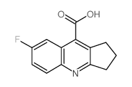 7-Fluoro-2,3-dihydro-1H-cyclopenta[b]quinoline-9-carboxylic acid picture