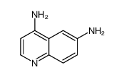 4,6-喹啉二胺结构式