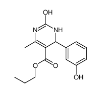 propyl 4-(3-hydroxyphenyl)-6-methyl-2-oxo-3,4-dihydro-1H-pyrimidine-5-carboxylate Structure