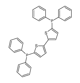 5,5'-bis(diphenylphosphino)-2,2'-bithiophene Structure