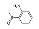 o-aminophenyl methyl sulfoxide结构式