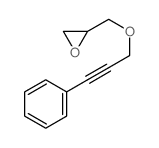 2-(3-phenylprop-2-ynoxymethyl)oxirane structure