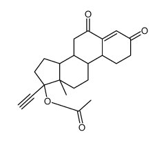 [(8R,9S,10R,13S,14S,17R)-17-ethynyl-13-methyl-3,6-dioxo-2,7,8,9,10,11,12,14,15,16-decahydro-1H-cyclopenta[a]phenanthren-17-yl] acetate Structure