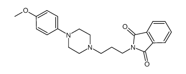 2-(3-(4-(4-methoxyphenyl)piperazin-1-yl)propyl)isoindoline-1,3-dione结构式