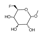 methyl 6-deoxy-6-fluoro-α-D-glucopyranoside Structure
