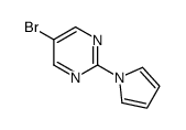 5-bromo-2-pyrrol-1-ylpyrimidine Structure