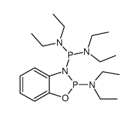 2-(diethylamino)-3-[bis(diethylamino)phosphino]-2,3-dihydro-1,3,2-benzoxazaphosphole结构式