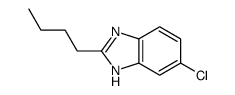 2-butyl-6-chloro-1H-benzimidazole结构式