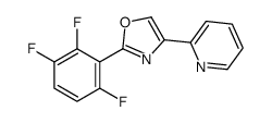 4-pyridin-2-yl-2-(2,3,6-trifluorophenyl)-1,3-oxazole结构式