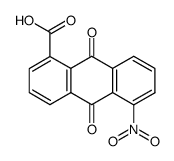 5-nitroanthraquinone-1-carboxylic acid Structure