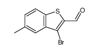 3-Bromo-5-Methylbenzo[b]thiophene-2-carbaldehyde结构式