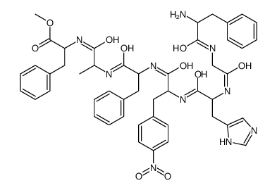 H-Phe-Gly-His-Phe(NO2)-Phe-Ala-Phe-OMe Structure