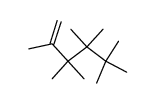 2,3,3,4,4,5,5-heptamethylhex-1-ene结构式