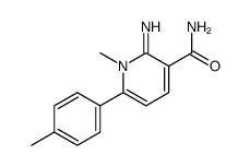 2-imino-1-methyl-6-p-tolyl-1,2-dihydro-pyridine-3-carboxylic acid amide Structure