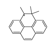 1,1,2-Trimethyl-pyrenonium-Ion Structure