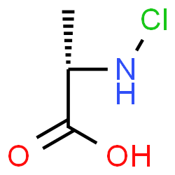 Alanine, N-chloro- (9CI) structure