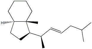 (1R)-1β-[(1R,2Z)-1,5-Dimethyl-2-hexenyl]-2,3,3aα,4,5,6,7,7a-octahydro-7aβ-methyl-1H-indene结构式