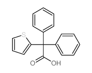 2-Thiopheneaceticacid, a,a-diphenyl- picture
