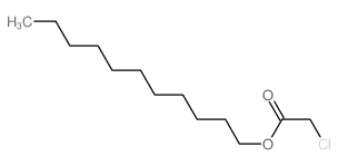 Aceticacid, 2-chloro-, undecyl ester Structure