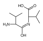 (2S)-2-[[(2R)-2-amino-3-methylbutanoyl]amino]-3-methylbutanoic acid Structure