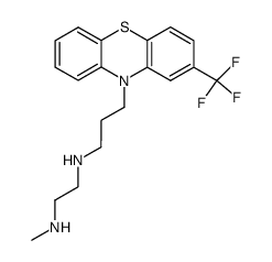 N-methyl-N'-[3-(2-trifluoromethyl-phenothiazin-10-yl)-propyl]-ethane-1,2-diamine Structure